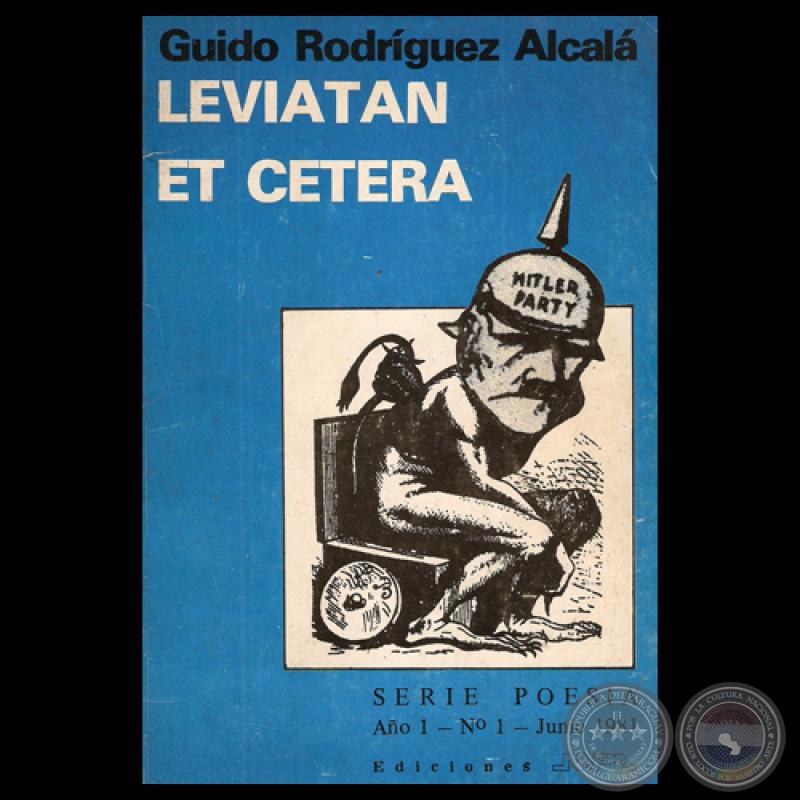 LEVIATAN ET CETERA - Poesías GUIDO RODRÍGUEZ ALCALÁ - Tapa de JULIO GONZÁLEZ